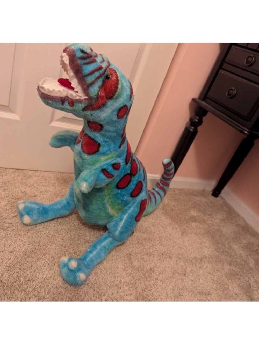 Melissa & Doug Multicolor Plush Dinosaur - Green/Blue/Red Accents - Picture 4 of 4